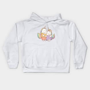 Unicorns in Love Kids Hoodie